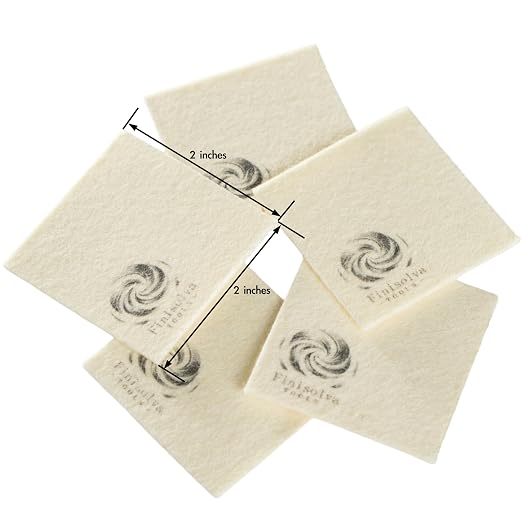Australia Wool Cloths Kit of 5 for Buffing or Polishing for Finisolva Diamond - Image 3