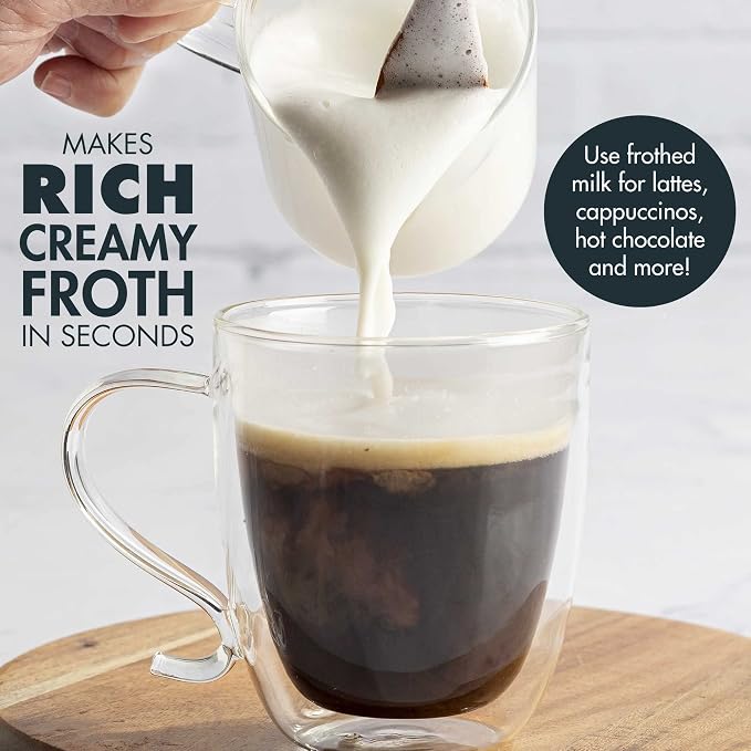 Primula Stovetop Espresso Maker and Handheld Electric Milk Frother Gift Set - Image 6