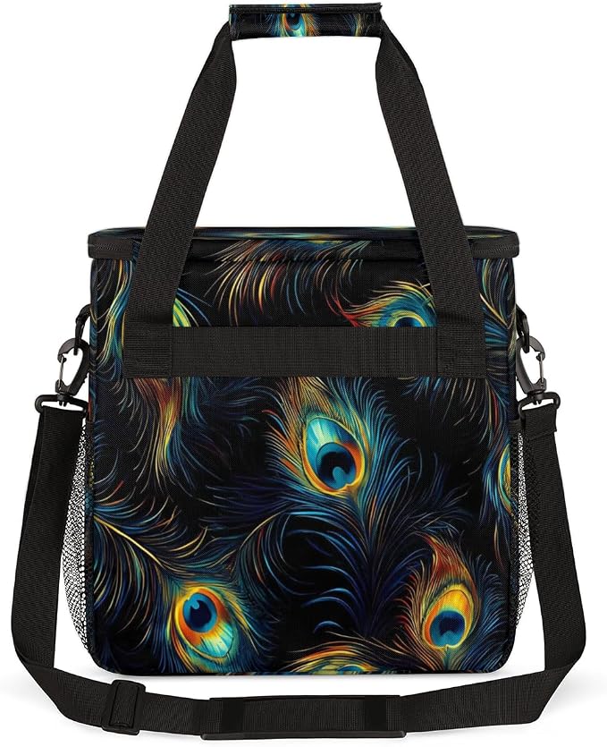 Peacock Feather Coffee Machine Bag Compatible - Image 5