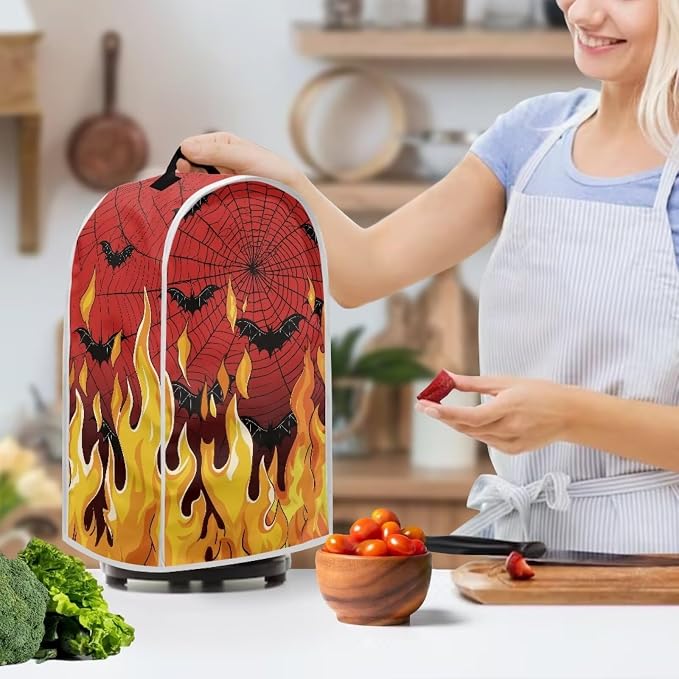 Fire Web Bat Blender Dust Cover Anti Fingerprint Polyester Stand Mixer or - Image 3