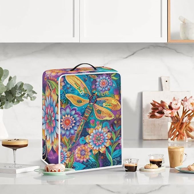 Bohemian Dragonfly Coffee Machine Dust Covers - Image 4