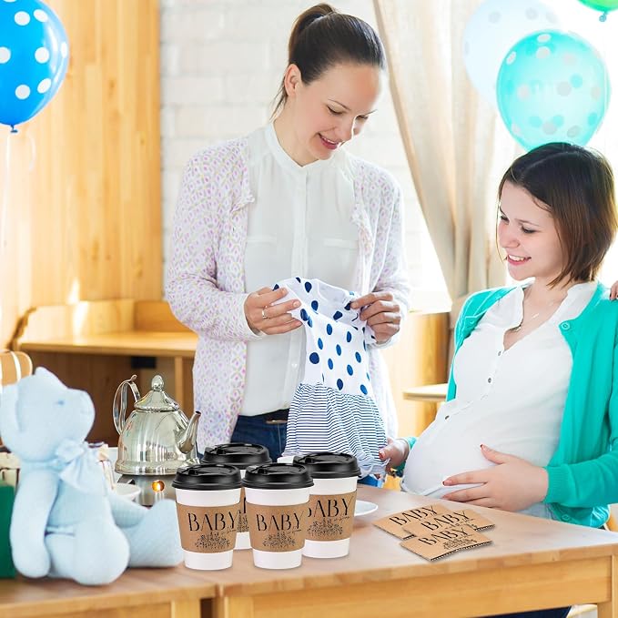 20 Counts A Baby Is Brewing, Coffee Cup Sleeves - Image 6