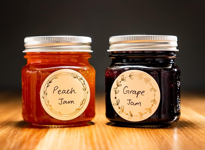 MONEST Waterproof & Oil Resistant Jar & Lid Stickers - Image 6