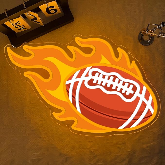 Football Neon Sign for Wall Art Decor, Football Decor for Man Cave Teens Boys - Image 6