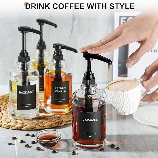 3Pack Coffee Syrup Pump, Compatible - Image 2