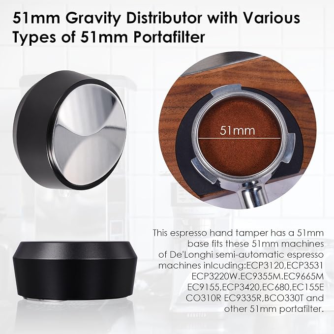 MATOW 51mm Gravity Espresso Distributor & Leveler Fits 51mm Portafilter | - Image 5