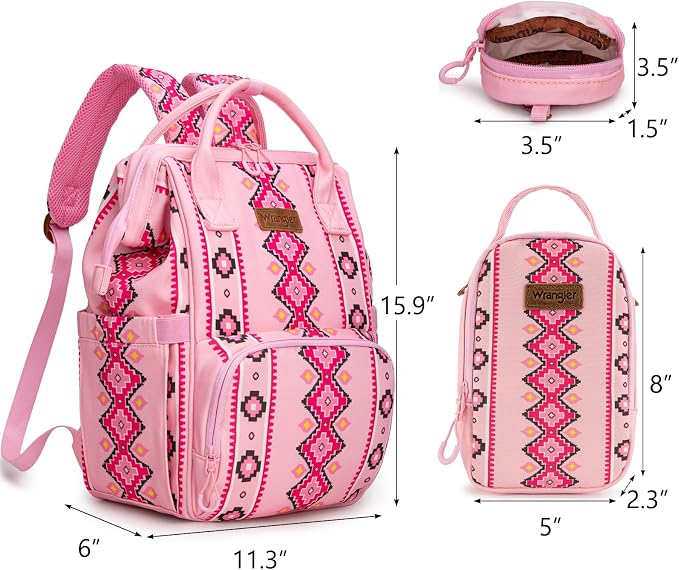Montana West Wrangler Callie Diaper Bag Backpack - Image 2