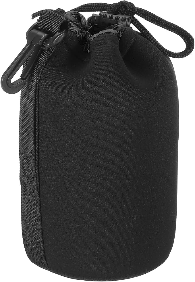PATIKIL Camera Lens Bag, 3.5" IDx7.1 H Drawstring Lens Pouch by PATIKIL