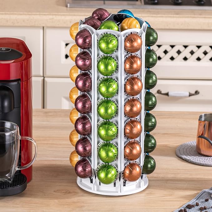 FlagShip Vertuo Pod Holder for Nespresso Pod Carousel Coffee Pod Stand - Image 4