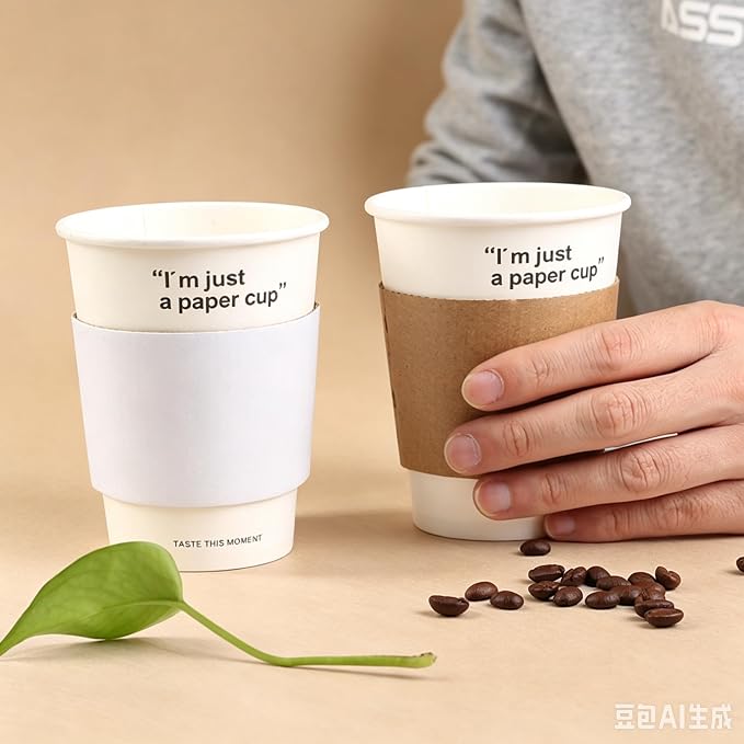 EchoDone 8 oz Disposable Coffee Cup Sleeves - Image 9