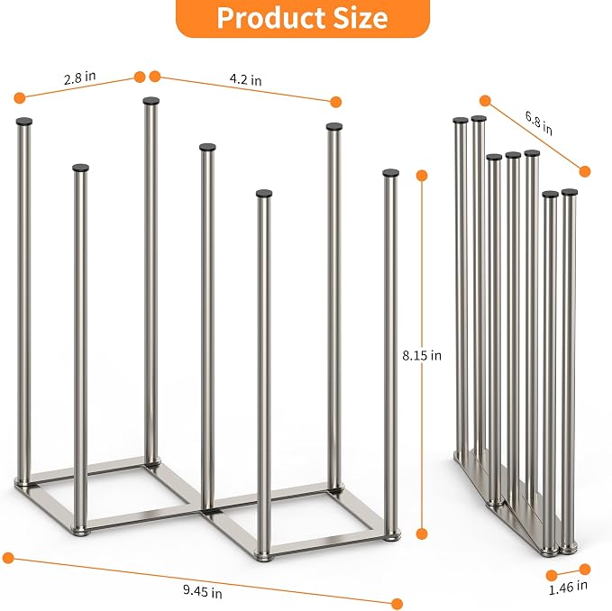 KORRTFID Foldable Bottle Drying Rack, Baby Bottle Drying Rack, Collapsible Cup - Image 2