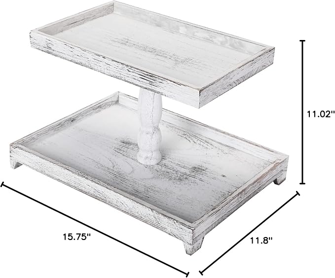 Yalikop Farmhouse Tiered Tray Stand - Image 8