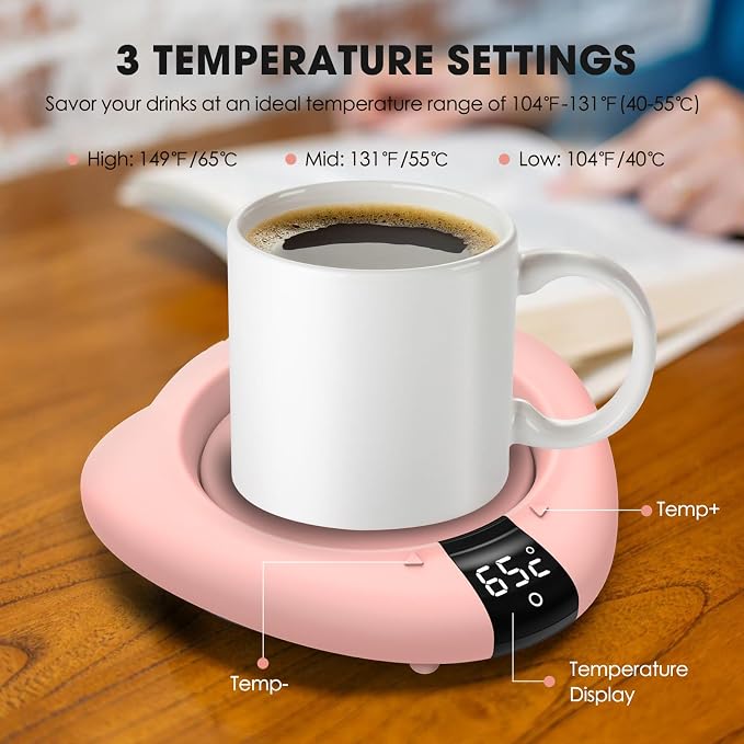 Coffee Mug Warmer for Desk, Cup Warmer - Image 3