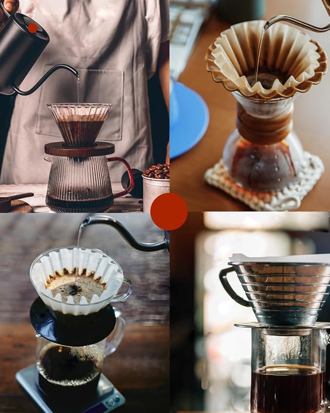 1-2 Cup Small Coffee Filters, Compatible - Image 4