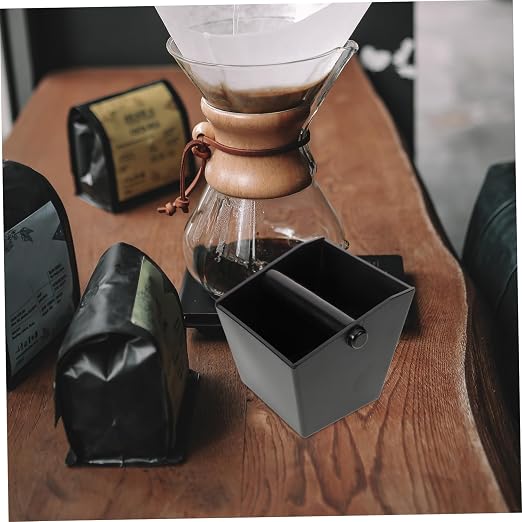 Espresso Bin Sturdy Container for Easy Disposal of Used Grounds Silent Design - Image 3