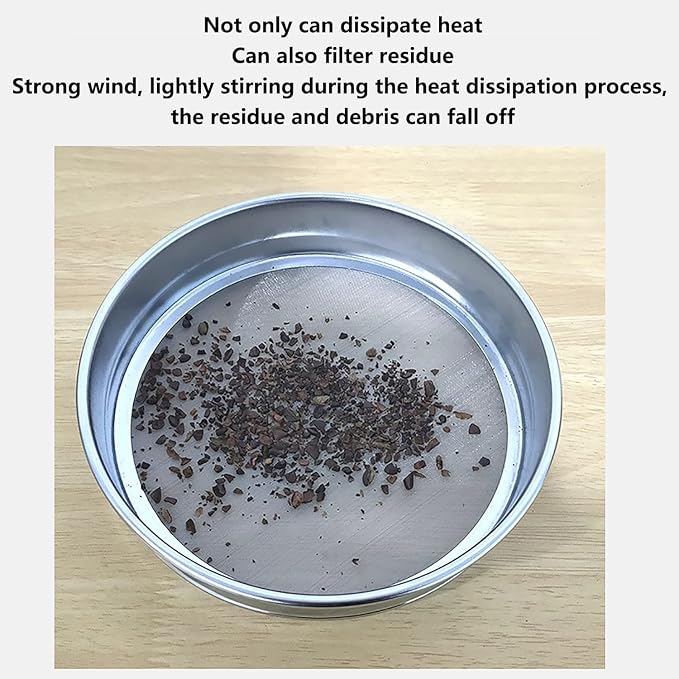 1000G Home Coffee Beans Cooler, 304 Stainless Steel Roasting Coffee Bean Cooler - Image 3