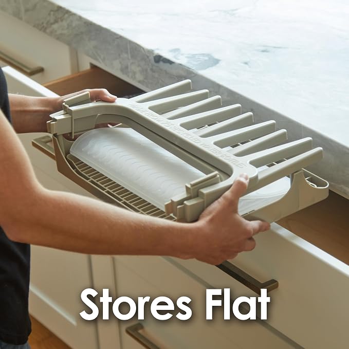PopYum Gray Space Saving Drying Rack - Image 8