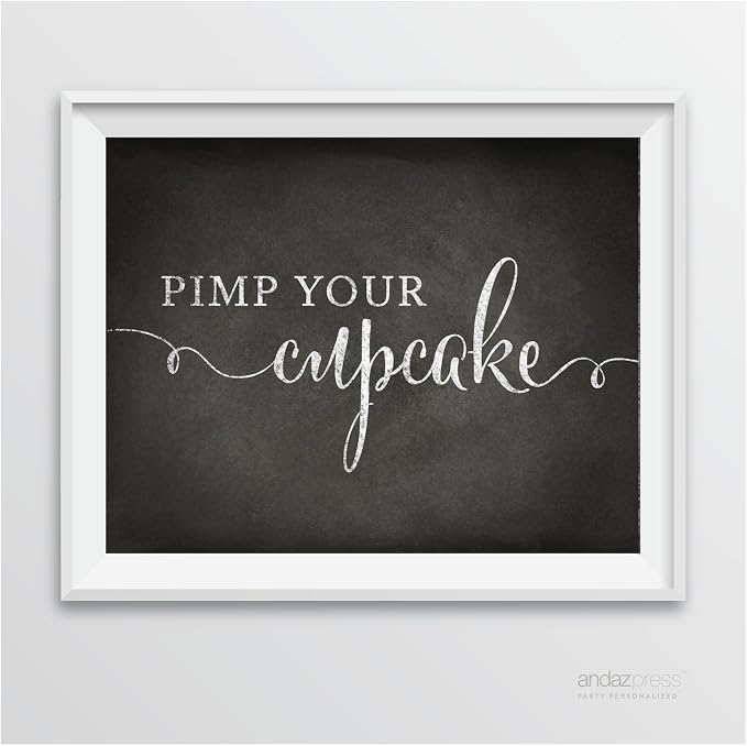 Andaz Press Wedding Party Signs, Vintage Chalkboard Print, 8.5-inch x 11-inch by AndazPress
