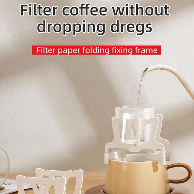 Drip Coffee Bag Stand – Foldable Holder, Portable Brewingsupport, Lightweight - Image 2