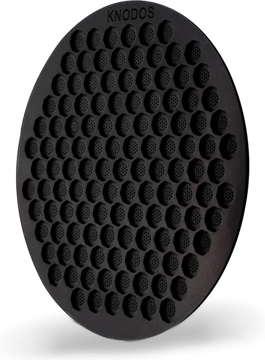 51mm Espresso Puck Screen - Premium Stainless Steel Coffee Filter, Enhanced Extraction, Compatible with Delonghi & More, Easy to Clean (Black, 51mm)