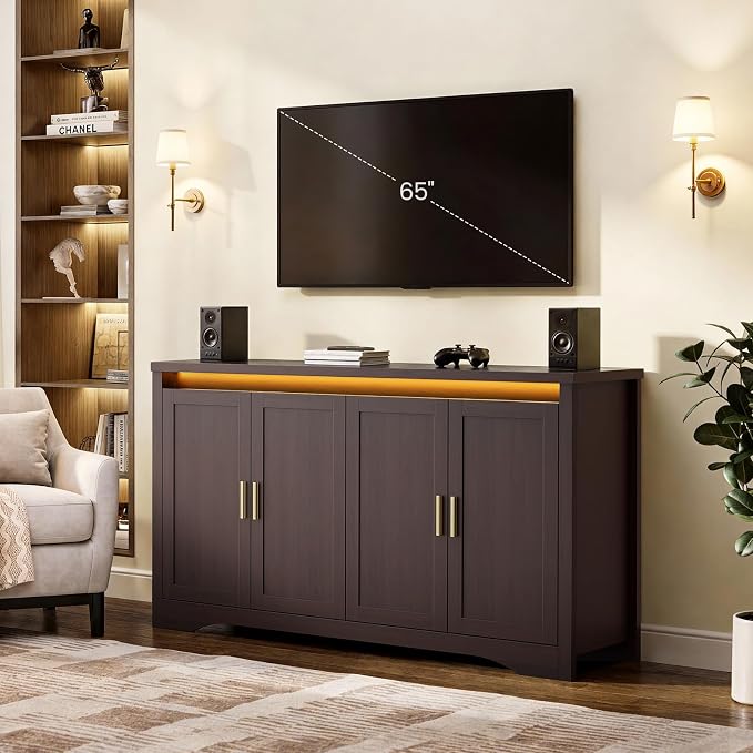 60'' Sideboard Buffet Cabinet - Image 9