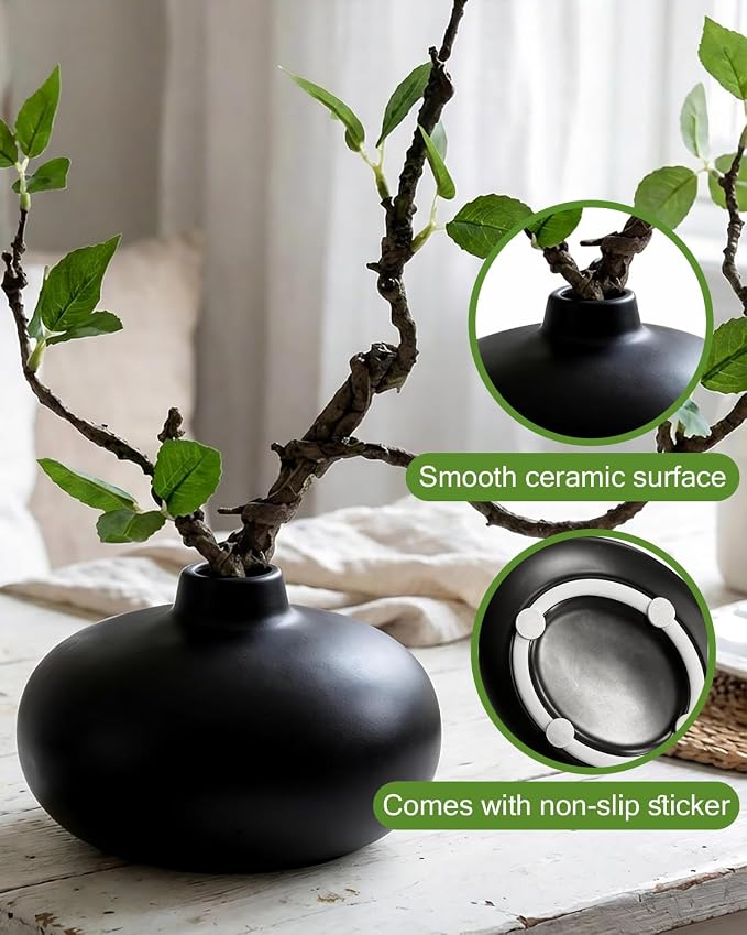 Vase with Greenery, Small Plant - Image 3