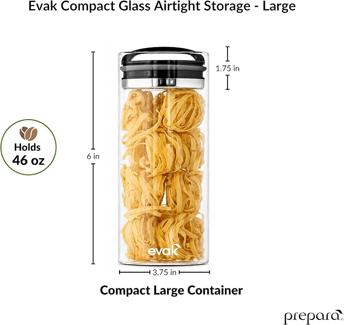Prepara Evak Compact Glass Food Storage - Image 3