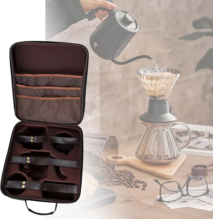 Sturdy Coffee Maker Carrying Case Practical Coffee Gear Travel Case Water - Image 6