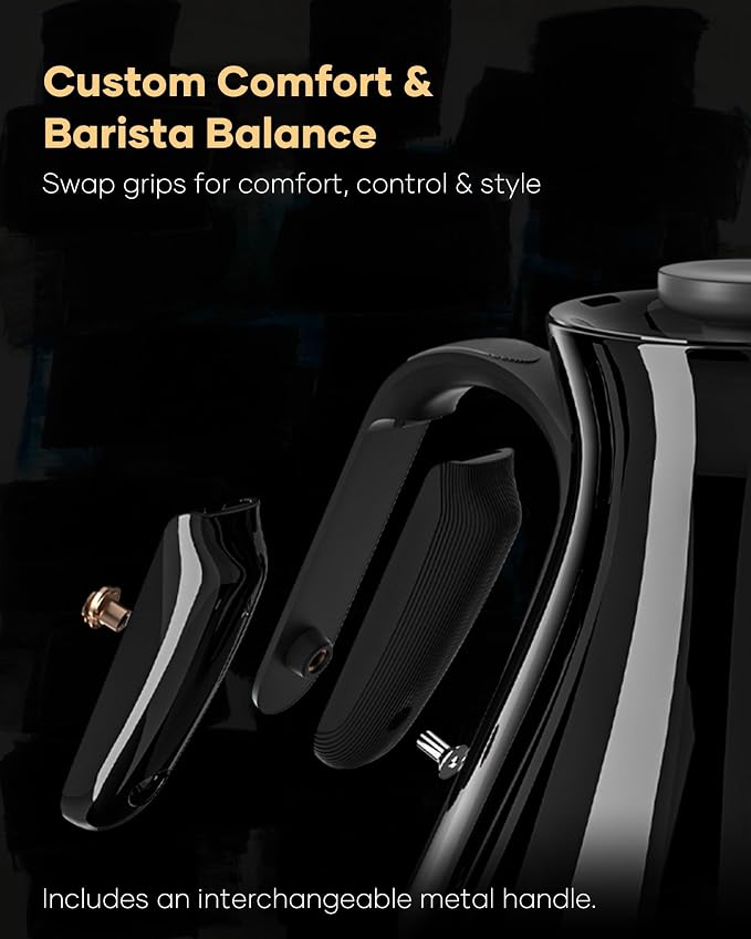 Cocinare Gooseneck Electric Kettle, ±0.5°F Precision Temperature Control - Image 6