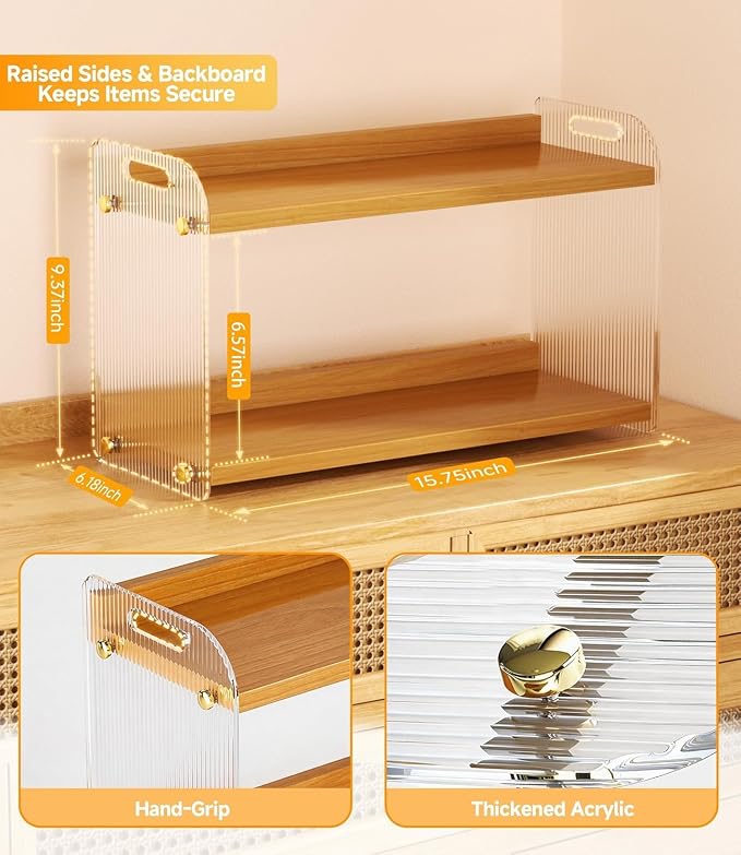 2 Tier Coffee Station Organizer - Image 4
