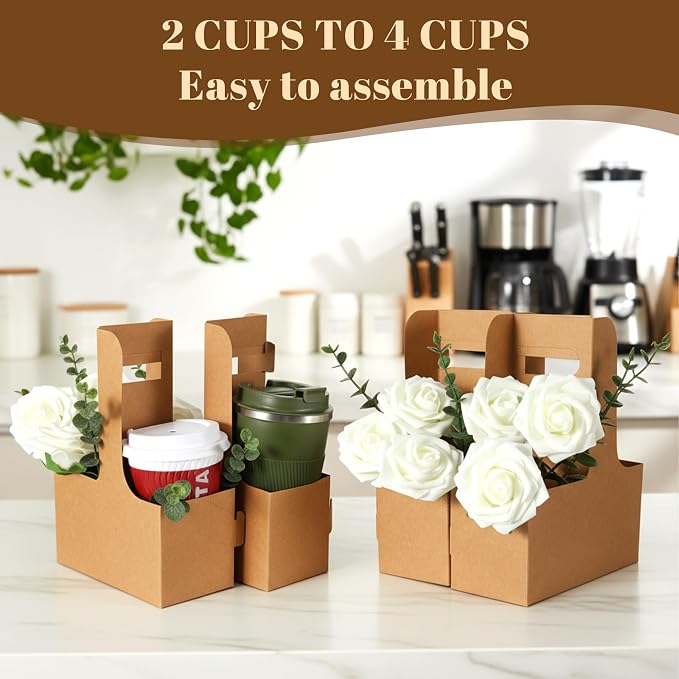 100 Pack 2 Cup Drink Carrier - Image 6