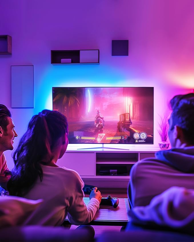 HitLights LED Strip Lights, Small LED Light Strips Dimmable, RGB 5050 Color - Image 6