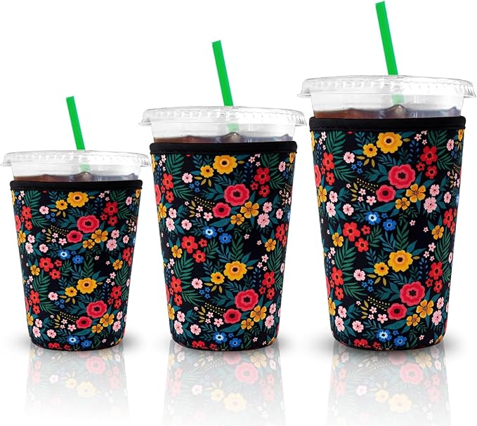 Reusable Iced Coffee Insulator Sleeve by XccMe