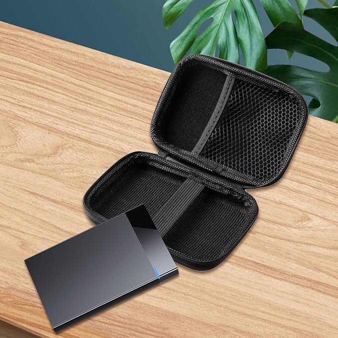 1 Slms Shockproof Mouses Drive Case 14x10x4cm Travel Storage Pouchs - Image 2