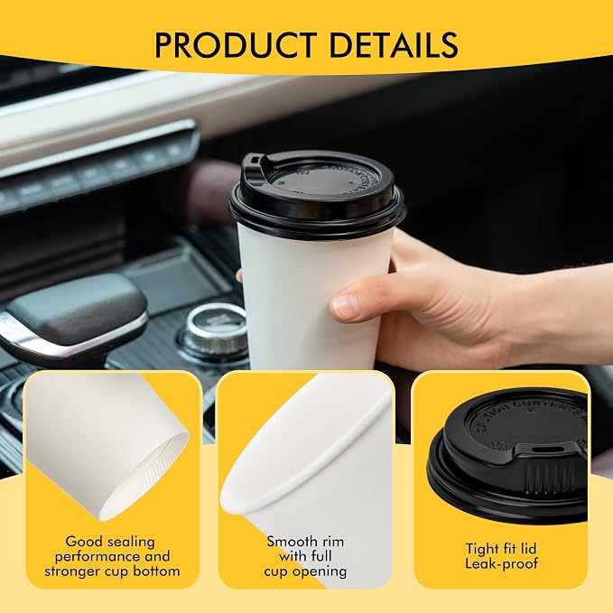 RACETOP Disposable Coffee Cups - Image 3