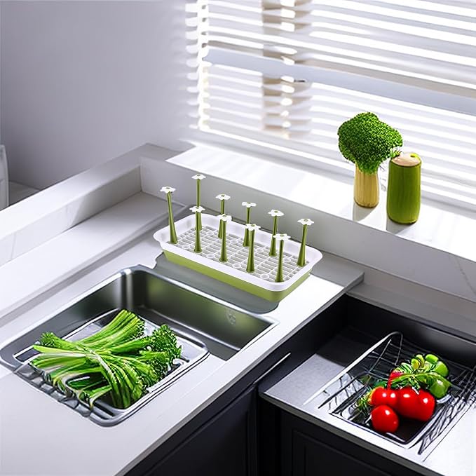 Removable Large Water Bottle Drying Rack, Vertical Bottle Drying Rack Kitchen - Image 6