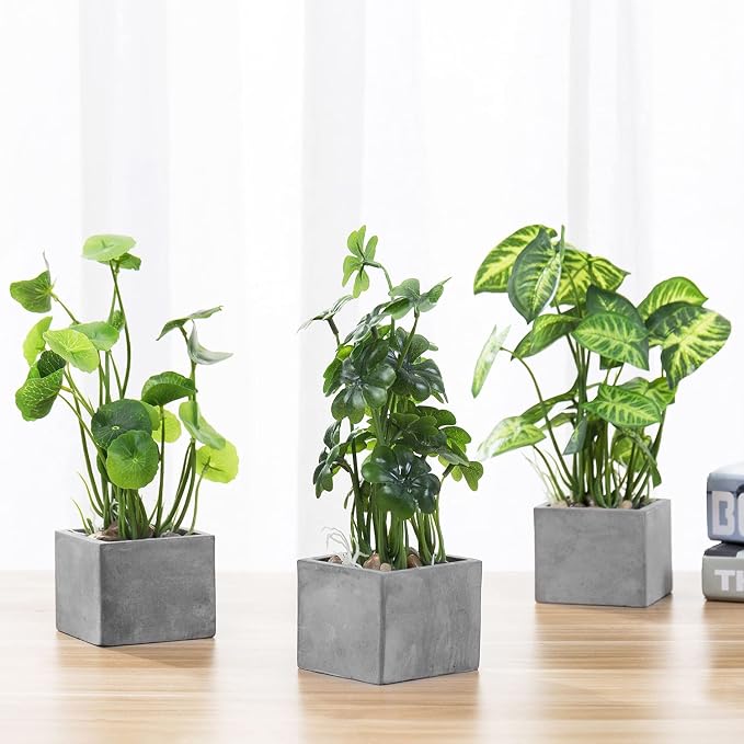 MyGift Artificial Plants Indoor, Faux House Plant - Image 2