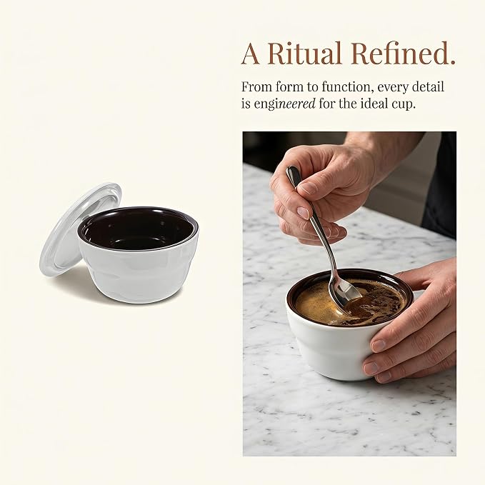 ibasenice 2 Set Ceramic Coffee Tasting Bowl, 200ml/6.8oz Small Bowls - Image 7