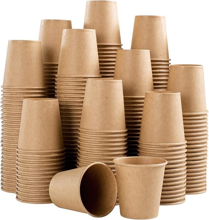 Lamosi 600 Pack 3 OZ Kraft Paper Cups, Disposable Bathroom Cups, Small by BuyNow
