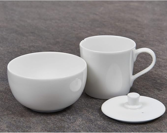 Two Leaves and a Bud Porcelain Tea Cupping Set - Image 5