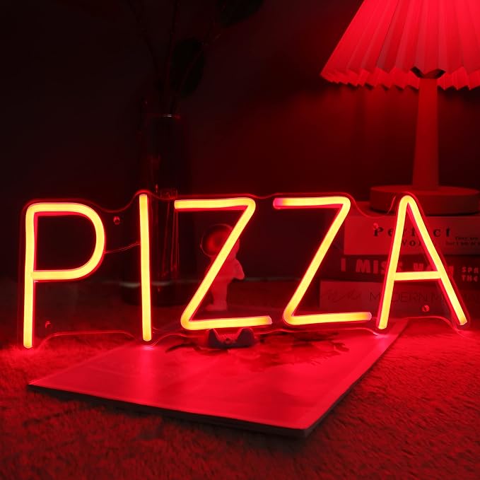 Planzo PIZZA Neon Sign Light for Restaurant Coffee Shop Bar Pub Business Store - Image 3