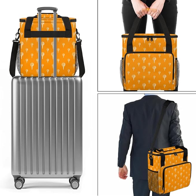 Golf Ball Coffee Maker Travel Bag, Golf Ball Large Carrying Storage Case - Image 7