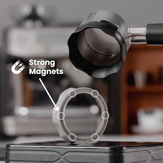 Espresso Dosing Funnel with Strong Magnetic Grip – Tight Fit, No-Mess Coffee - Image 5
