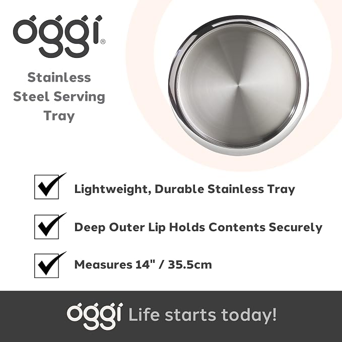 OGGI Round Tray Steel 14" - Image 7