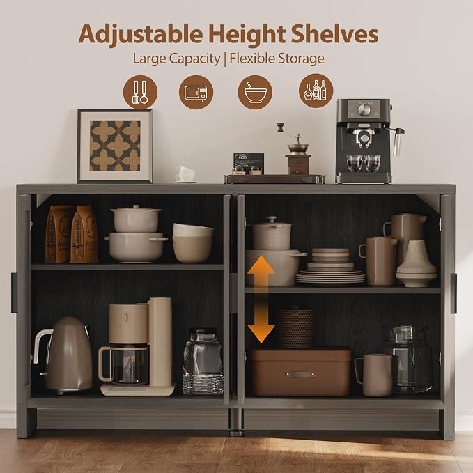 Mericonia Rattan Buffet Cabinet - Image 4