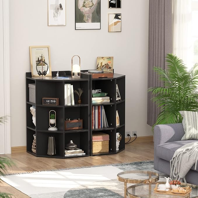 Aheaplus Corner Cabinet, Corner Cube Toy Storage - Image 2
