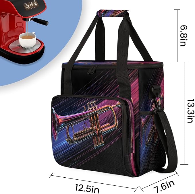 Trumpet Instrument Coffee Machine Bag Compatible - Image 2