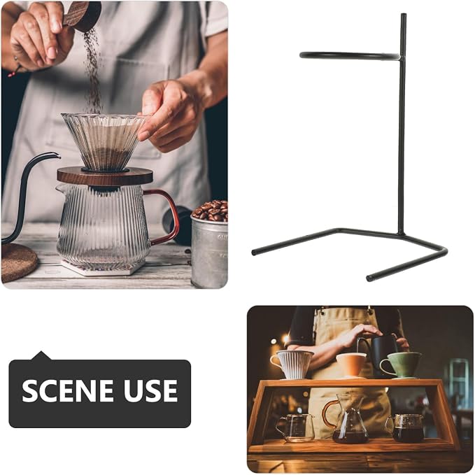 Metal Coffee Dripper Stand Coffee Station Dripper Stainless Steel Stand Filter - Image 9
