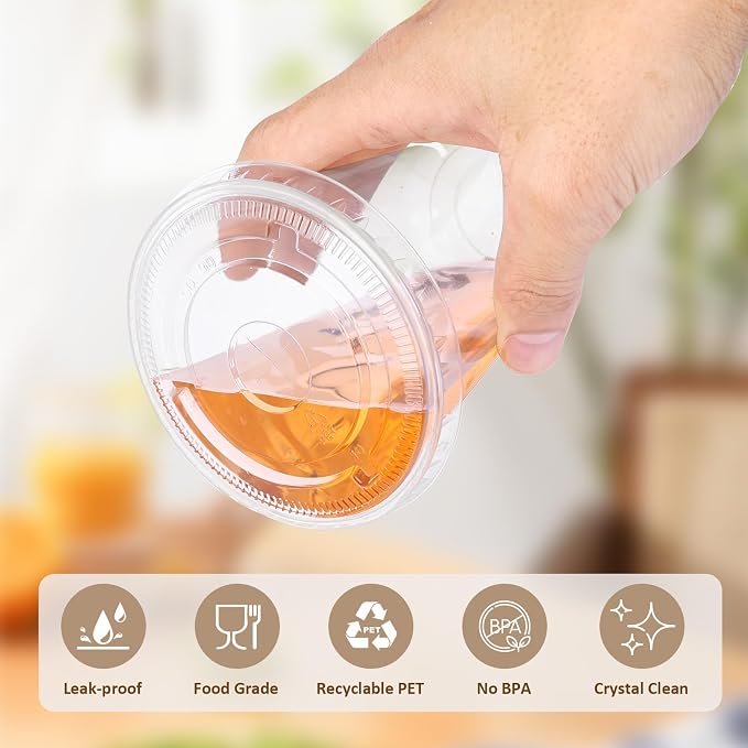 tchrules 100 Set 18oz Plastic Cups - Image 4