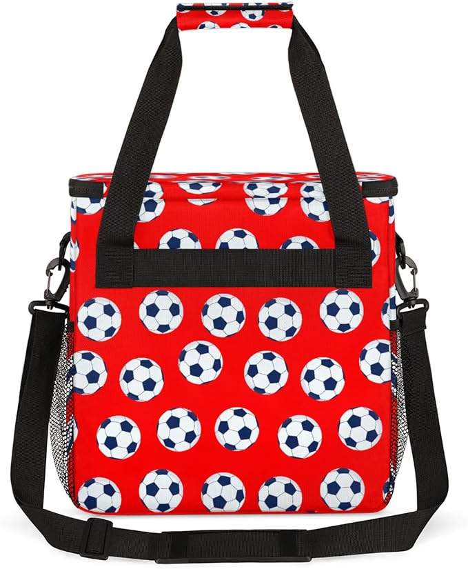Soccer Coffee Maker Travel Bag, Soccer Large Carrying Storage Case Insulated - Image 5